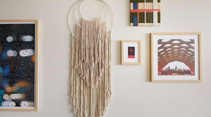 Sentral Michigan Avenue Aparthotel Chicago Rom bilde A wall hanging