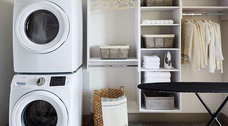 Sentral Michigan Avenue Aparthotel Chicago Rom bilde A laundry room