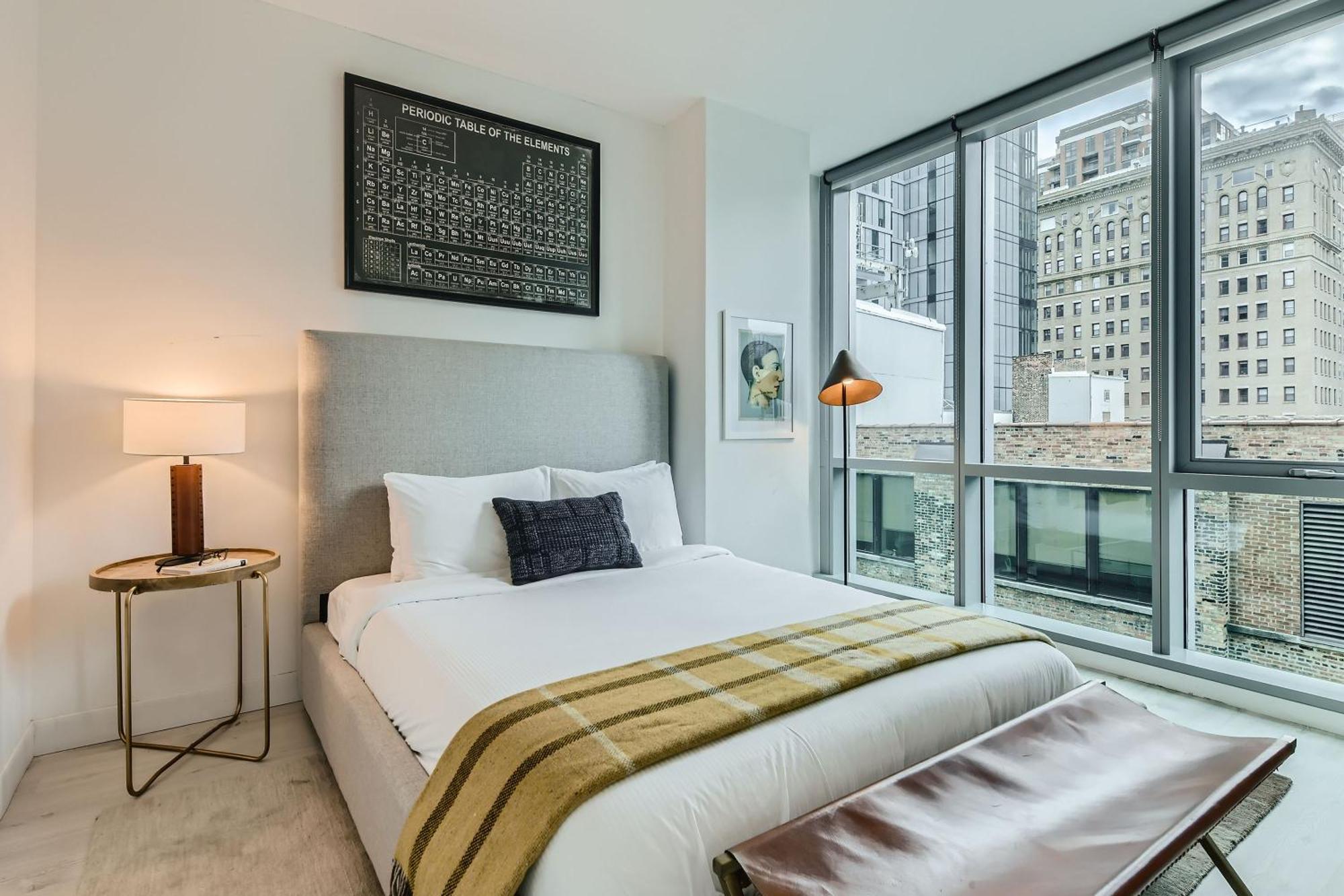 Sentral Michigan Avenue Aparthotel Chicago Rom bilde A bedroom