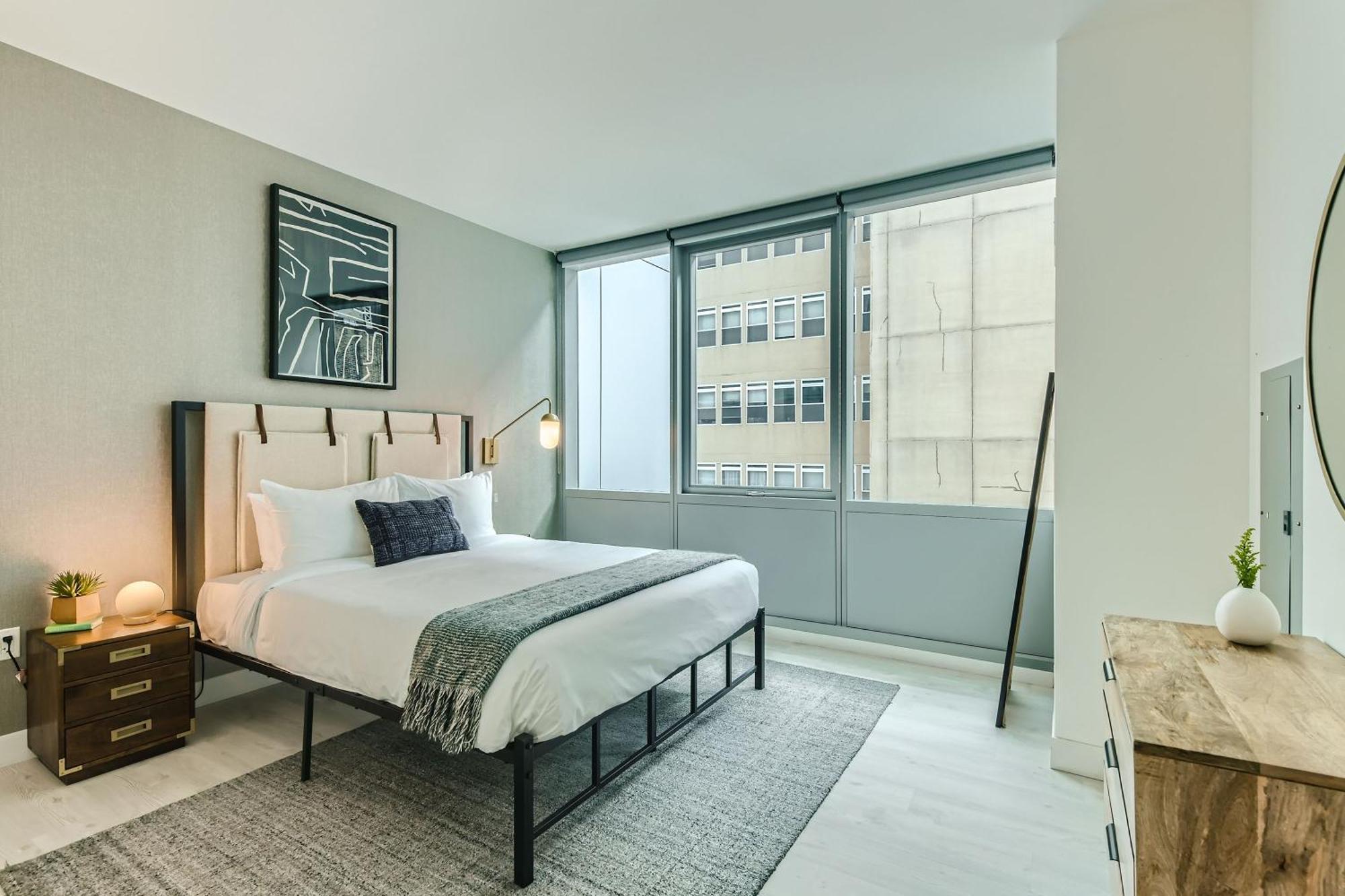 Sentral Michigan Avenue Aparthotel Chicago Rom bilde Bedroom