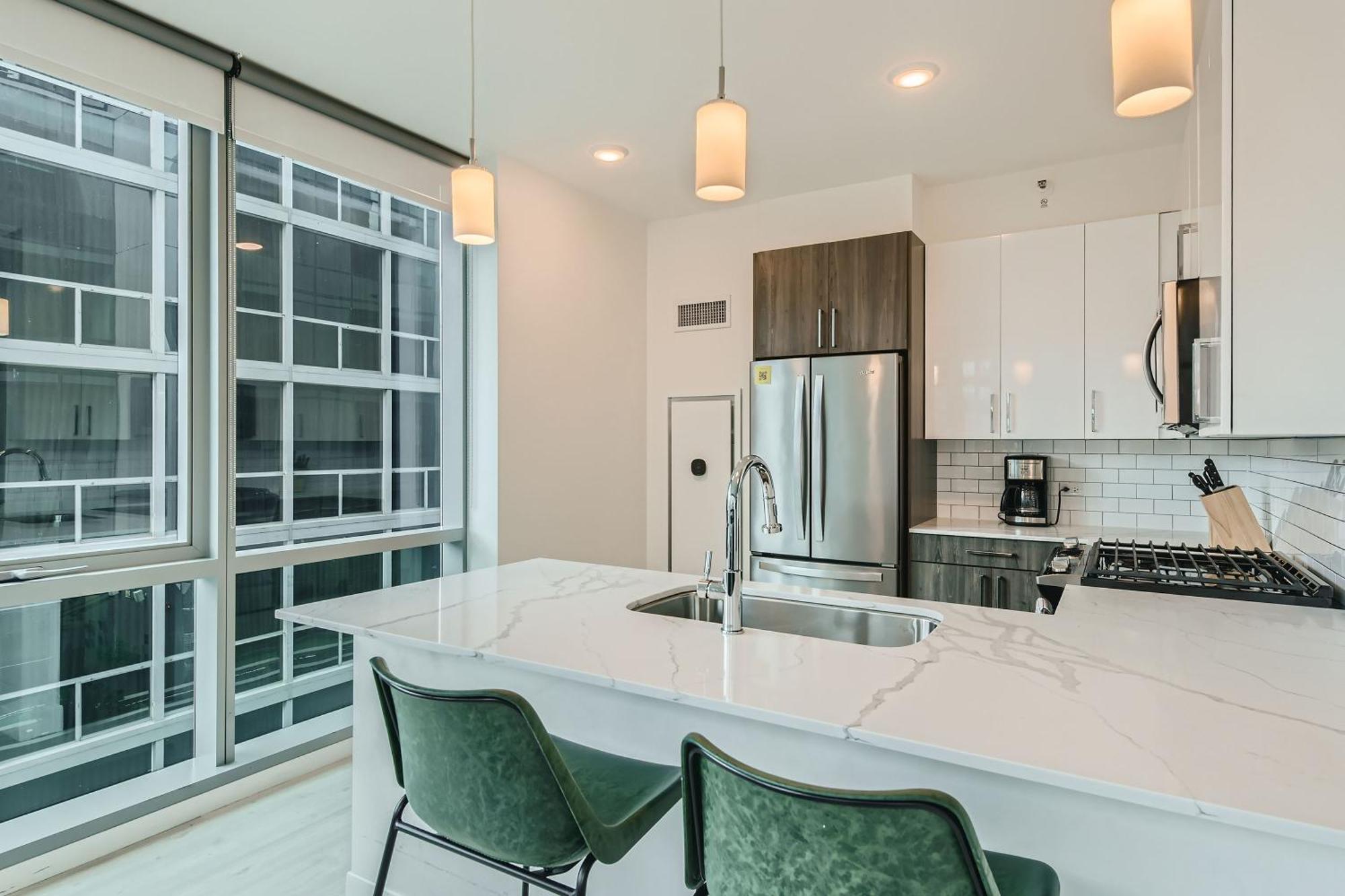 Sentral Michigan Avenue Aparthotel Chicago Rom bilde Kitchen